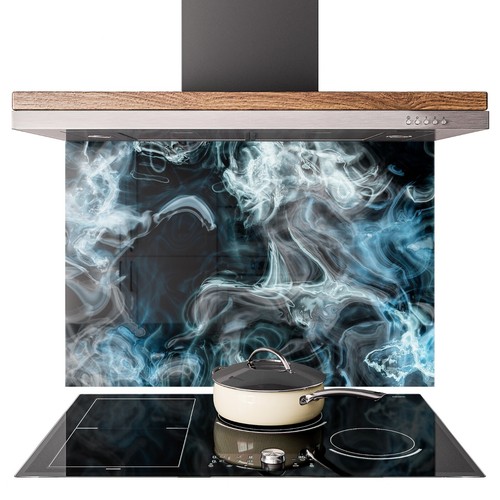 Kitchen glass splashback - glass,