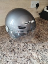 TAKACHI TK-5 MOTORCYCLE CRASH HELMET in gunmetal grey XS