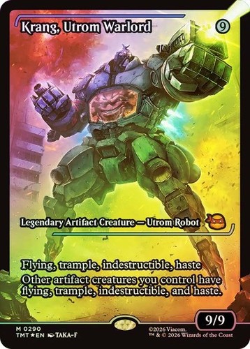 Krang utrom warlord foil - warlord,