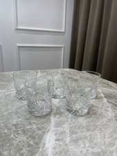 Set of 5 Cut Glass Whisky
