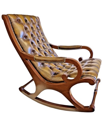 Tan leather chesterfield - tan,