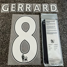Liverpool Shirt kit sporting id NameSet GERRARD 8 2008-2010-2012-2013-2014-2015