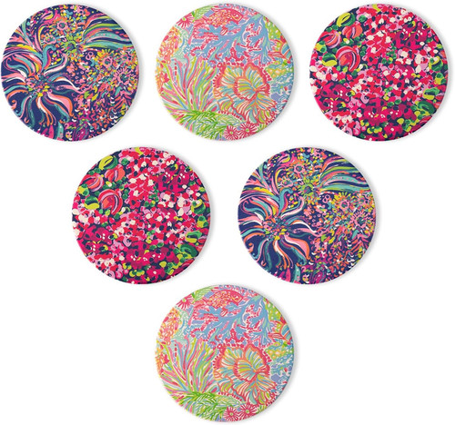 Ceramic coasters with cork - ceramic,
