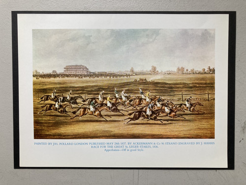 Vintage horse racing print - ,
