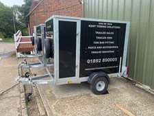 HIRE THIS TRAILER - Tickners ECO745 Lockable Box Trailer Hire 7ft x 4ft x 5ft ✅