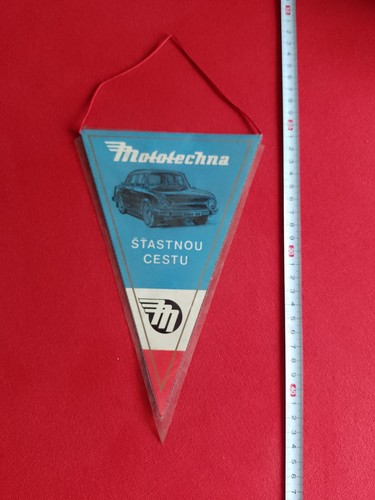 Old car pennant skoda 100 - skoda,