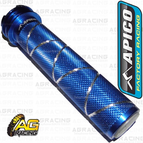 Apico blue aluminium throttle - blue,