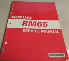 Suzuki RM65 Owners Service