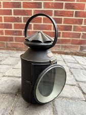 OLD SR SOUTHERN RAILWAY HAND LAMP LANTERN - BRASS PLATED 'E'