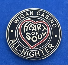 NORTHERN SOUL BADGE - WIGAN