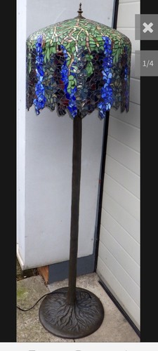 Tiffany style standard lamp - standard,