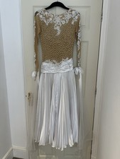 White Ballroom Dance Dress