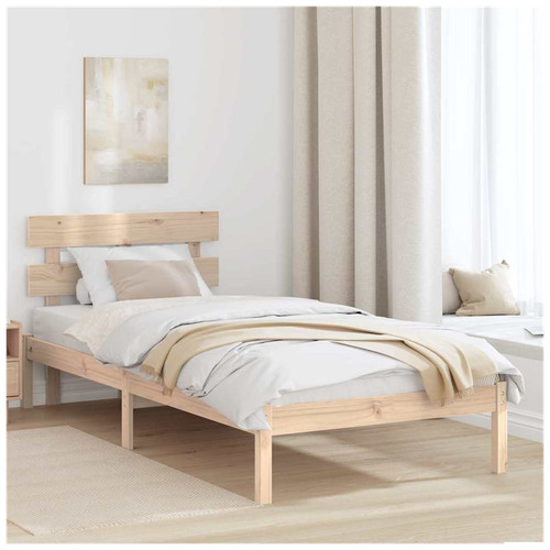 Bed frame solid pine wood - solid,