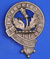 Vintage Scottish Clan Brooch /Bonnet Badge - MacInnes    [33329]