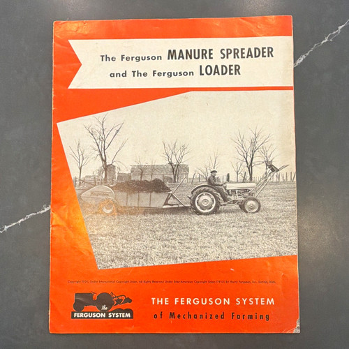 Ferguson manure spreader - manure,