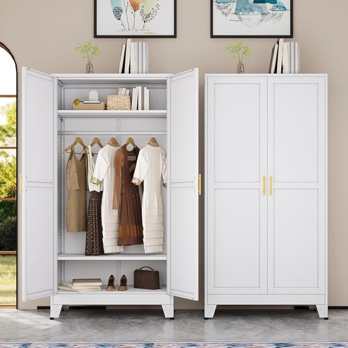 Metal armoire wardrobe - 71,