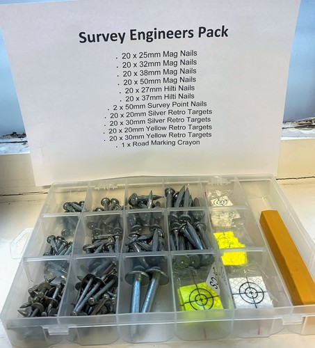 Survey engineers setting out - survey,
