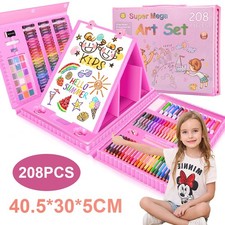 208pcs Kids Art Set Box Case