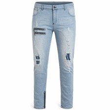 Hengao Distressed Biker Jeans