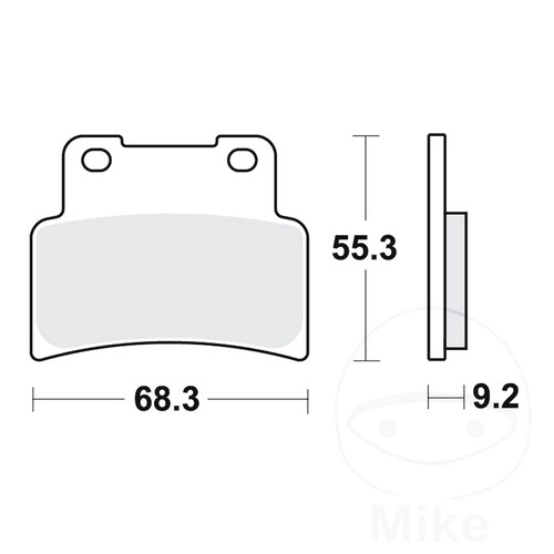 Trw brake pads sintered - brake, front