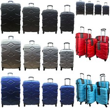 20" 24" 28" 32" 4 Wheel Spinner Hard Shell Suitcase Luggage Case Trolley Cabin
