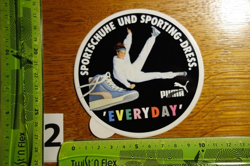 Old sticker sports shoes