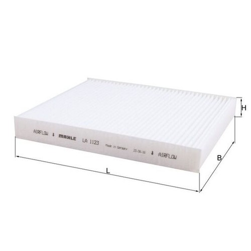 Cabin filter la1123 mahle - cabin,