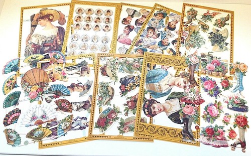 Decoupage art paper die - die, cut