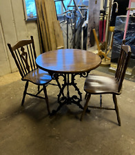 2 seater oak dining table