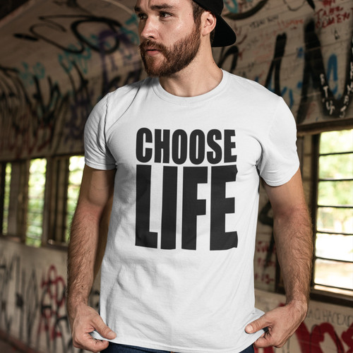 Choose life shirt pop - choose,