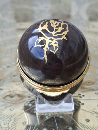 Enamel ring trinket box - /, h