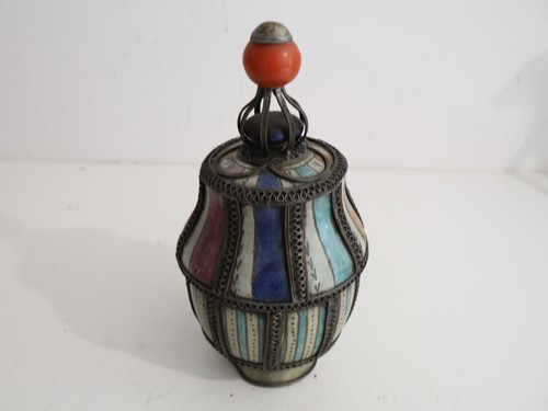 Antique morrocan enamel - morrocan,