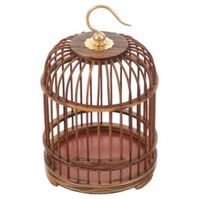 Wooden Bird Cage Decor Parrot