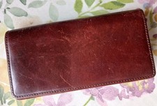 BROWN GENUINE LEATHER GOLUNSKI LADIES PURSE WALLET