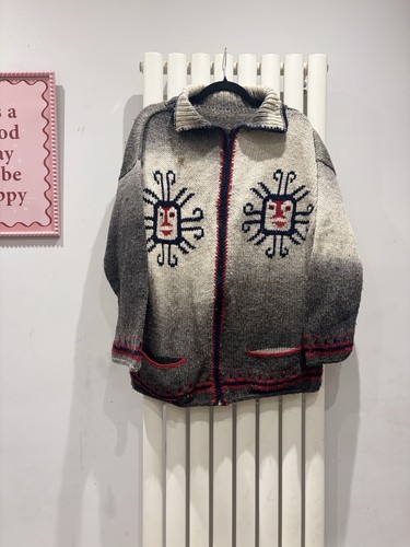 Vintage hand knitted - hand, cowichan