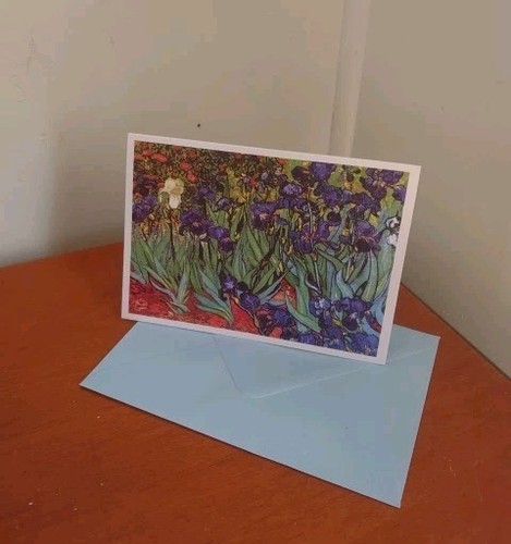 Van gogh irises cards - van, notelets