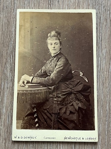 Victorian cdv photo blonde - cdv,