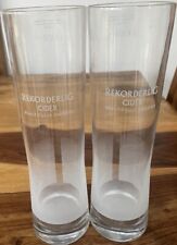 2 X Rekorderlig Cider Tall Slim Pint Glasses Brand New