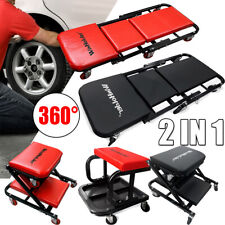 Mechanics Creeper Folding Car Repair Bed trolley stool Maintenance Bench Chair