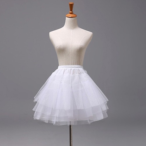 New girls white petticoat - white,