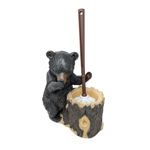 Bear toilet brush holder - bear,