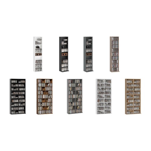 Homcom dvd storage - cd/dvd,