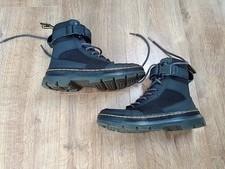 DR MARTENS COMBS TECH BLACK UK 4 VGC.