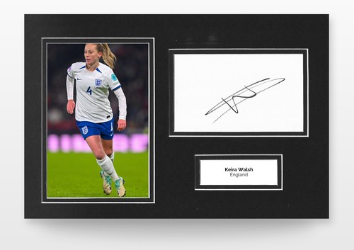 Keira walsh signed 12x8 - keira,