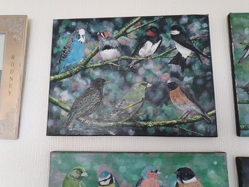Original acrylic painting - , of