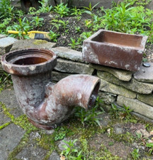 Reclaimed Clay Drainage Hopper & P Trap Bend Collection Bolton BL3