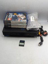 PS2 Console with Purple Controller and Games (Warehouse Loc XB30)