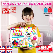 Painting Kit  Finger Painting Kit for Kids – Art Set with Paints & Paper, Age 3+
