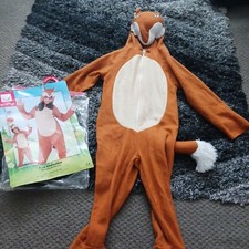 Unisex Fox Fancy Dress Costume Age 4-5-6 Years