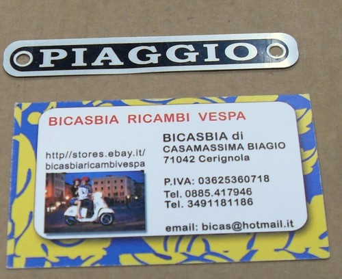 1294 piaggio metal plate - piaggio,
